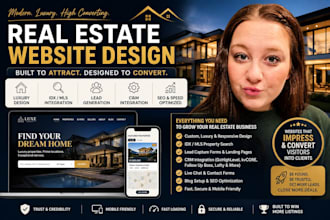 build real estate website redesign luxury idx website design realtor website crm