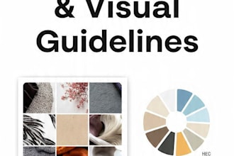 create professional art direction and brand visual identity
