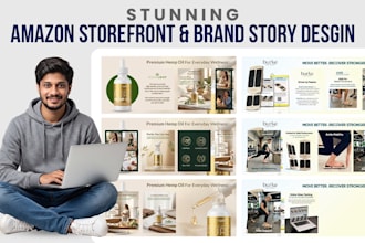 create stunning amazon brand story and storefront images