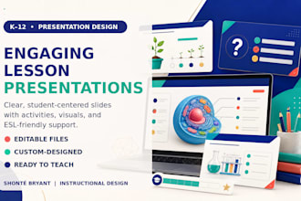 design engaging k12 presentations and learning activities