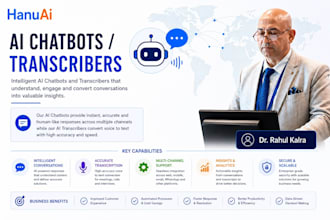 develop real time transcription web app and ai integration