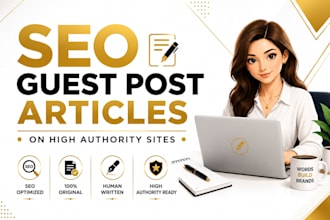 write SEO guest post articles for high authority websites