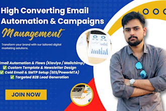 setup email marketing, automation, and lead generation