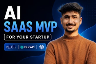 develop a production ready ai saas mvp for your startup