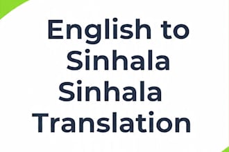 do sinhala typing and english to sinhala translation