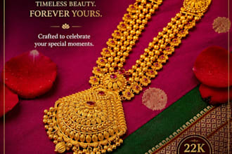 design luxury jewellery instagram posts in canva