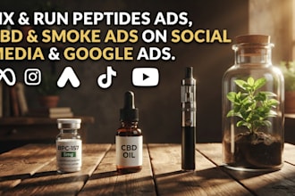 fix or setup peptide ads peptide marketing facebook peptide ads, tiktok ads