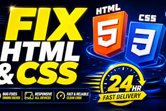 fix html and css bugs