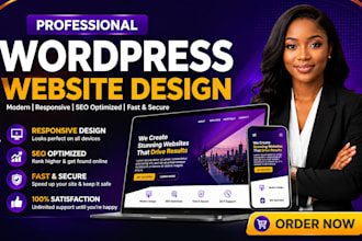 design a modern wordpress website