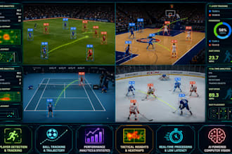 do real time sports computer vision, match analytics, player detection, tracking