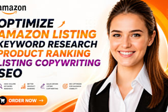 optimize amazon listing keyword research product ranking listing copywriting SEO