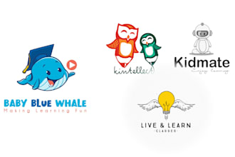 design education logo for school, college and university