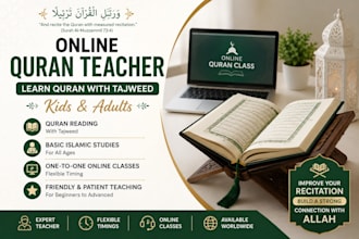 teach quran with tajweed online