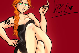 draw a custom anime illustration or fan art