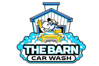 design mascot barn car wash business logo