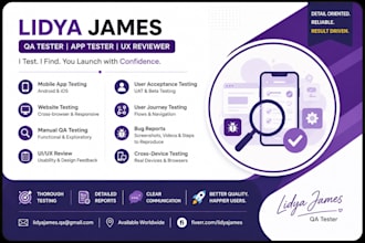 review and test ios app, website review, and android app user experience
