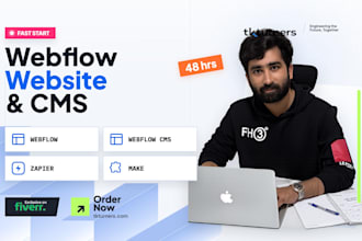 build a webflow website with cms and api integration