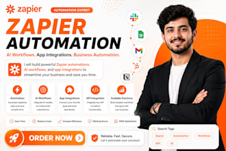 build zapier automation, ai workflows, and app integrations