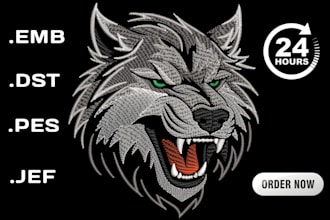 do embroidery digitizing in dst, digitize image for embroidery patch design