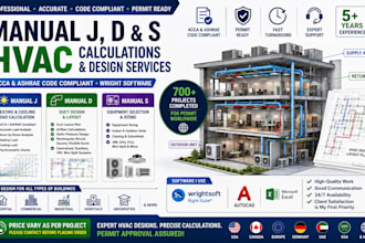 do hvac manual jds for permit as per county