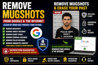 help remove mugshots and improve your online reputation