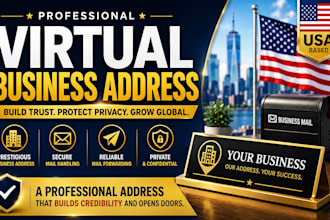 provide a professional virtual business address