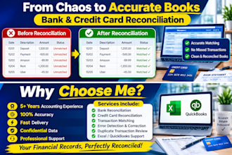 reconcile your bank and credit card accounts in quickbooks or excel