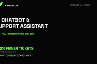 build a custom ai chatbot and support assistant with gpt and rag