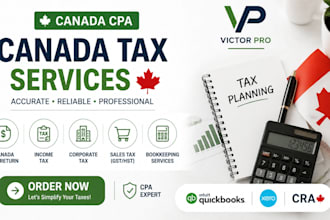 do canada tax return, income tax, corporate tax, gst hst, bookkeeping as canada