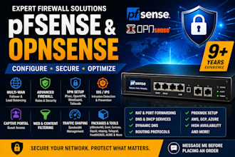 configure your proxmox pfsense and opnsense firewalls and cloud