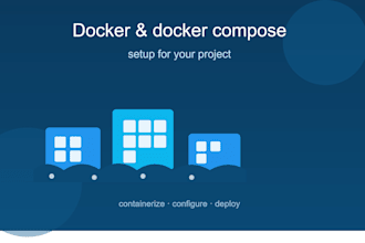 setup docker and docker compose for your project