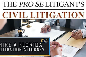 your florida fl civil litigation attorney and legal consultant for pro se cases