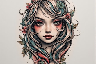o manga anime tattoo design for you