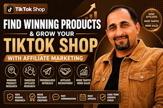 find winning tiktok shop products and recruit affiliates