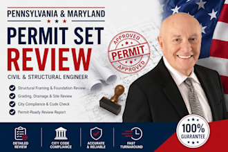 review pennsylvania and maryland structural permit sets