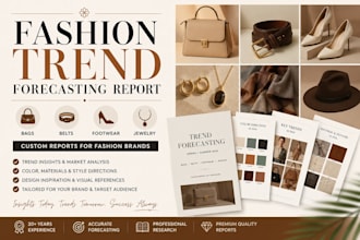create a trend forecasting report for bags, belts, shoes and jewellery