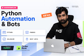 build a python automation script or bot