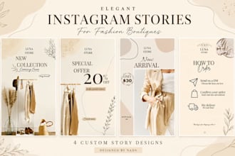 design elegant instagram story templates in canva