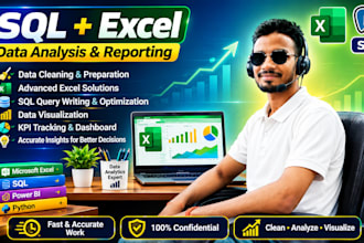 do excel data analysis and sql queries