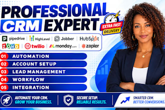 pipedrive automation gohighlevel jobber hubspot crm zoho twillio monday zapier