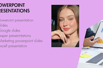 create stunning powerpoint  and google slides presentations