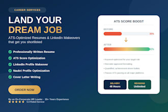 write an ats friendly professional resume