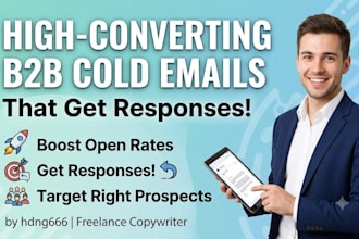 write high coverting b2b cold emails that responses