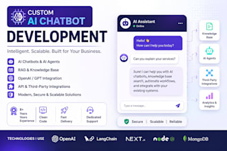 build ai chatbot using openai, gpt, rag and langchain