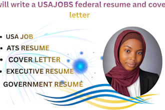 write a usajobs federal resume and cover letter