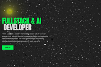 end to end full stack application development