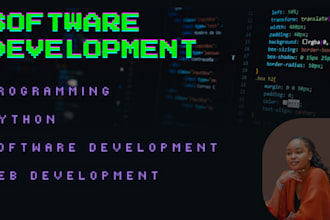 develop custom software, web applications and python programs