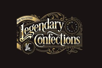 do vintage hand lettering hipster tattoo and victorian logo design