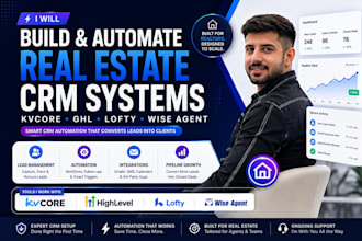 build kvcore ghl crm automation, real estate crm lofty, wise agent gohighlevel