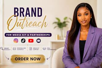 be your brand outreach specialist for media kit and brand partnerships